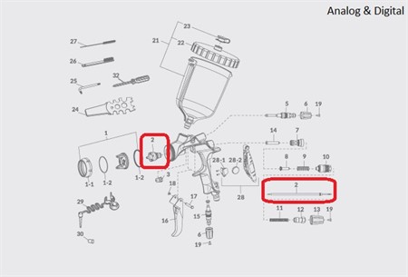 WS-400 Nozzle Needle Set OBS-0